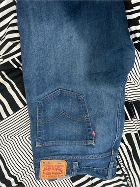 Levi's Men's Dark Blue Straight Jeans